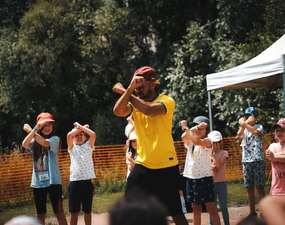 Stage hip hop au Festival en Othe.